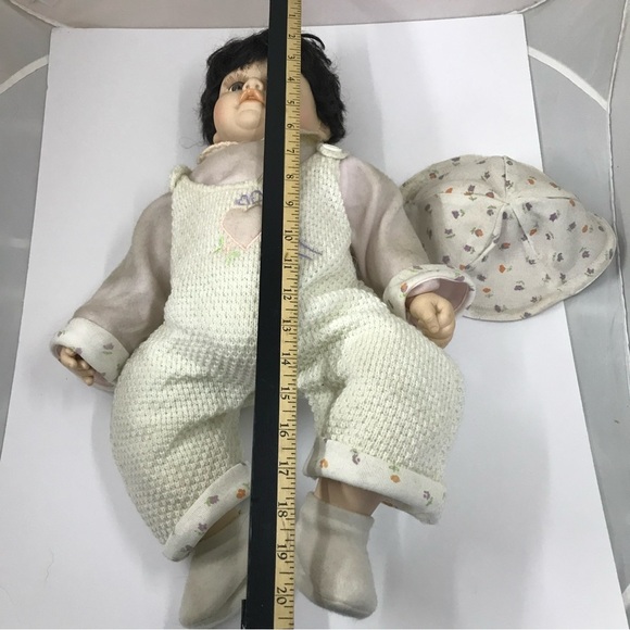 Collectors Vintage 20” baby boy Doll 1999 Rich by Nina #090423 original clothes - Picture 5 of 16